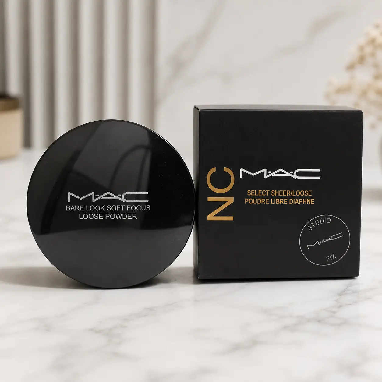 پودر فیکس شفاف با نمای نهایی مات (MAC SELECT SHEER/LOOSE POWDER POUDRE LIBRE DIAPHANE)