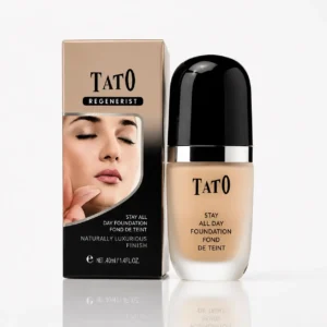 کرم پودر شیشه‌ای تاتو مدل Regenerist با درب مشکی.